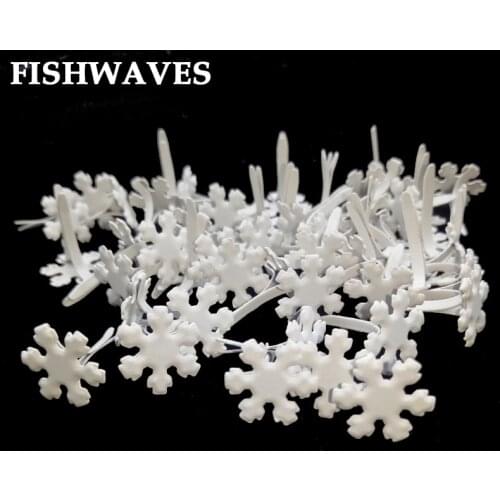 FISHWAVES 100pcs Snowflakes Brads Diy Photo Album Frame Decoration Embellishment Scrapbooking Handmade Christmas New Years Gifts