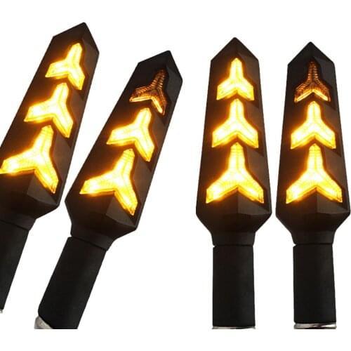 2/4PCS Motorcycle Flow LED Turn Signal Indicator flashing light Indicator Lamp For Yamaha Aerox155 NVX155 150 125 2015-2018 2019