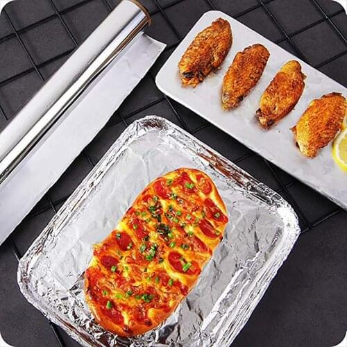 10M Length Baking Tin Foil Aluminum Foil Paper Kitchen 30 Cm / 11.8 Inches Width Heat Resistance Moisture Resistance