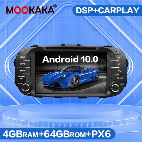 4G SIM LTE Android 10.0 Car Multimedia Player For KIA Soul 2014 - 2018 4G+64GB Auto Radio GPS Navigation Head Unit Tape Recorder