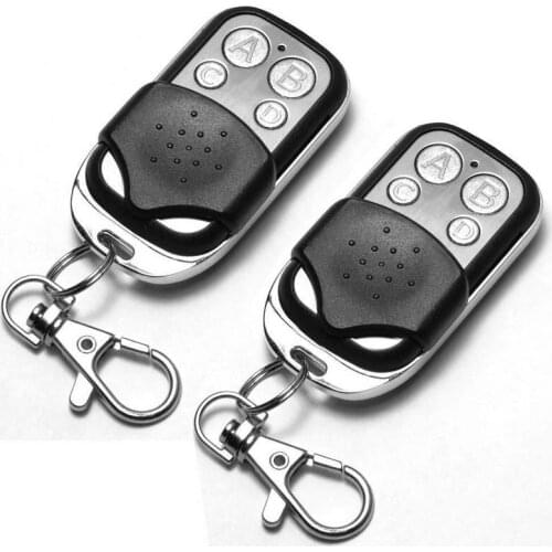 2pcs Wireless Cloning Remote Control Universal 433MHz Replacement Remote Key For Cars, Garage Doors, Gate Doors, Alarm Systems