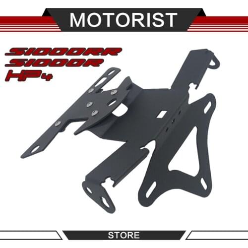 For S 1000R/1000RR HP4 S1000R S1000RR 2010-2018 Motorcycle Registration Plate Holder License Plate Frame Bracket Tail Tidy