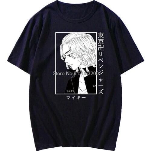 Tokyo Revengers T-shirts Anime Printed Short Sleeve Shirt Tops Harajuku Unisex Short Sleeve PrintO-Neck Casual Mens Clothes