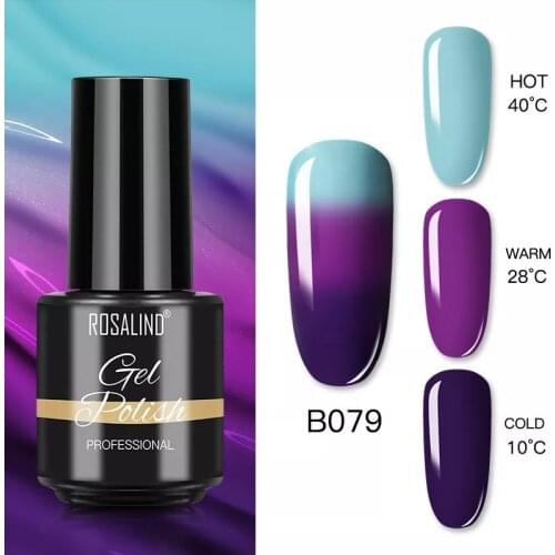 ROSALIND Gel Nail Polish Nail Art Vernis Semi Permanant UV Primer Manicure 7ML Top Coat Primer Gel Lak Hybrid Nail Polishes