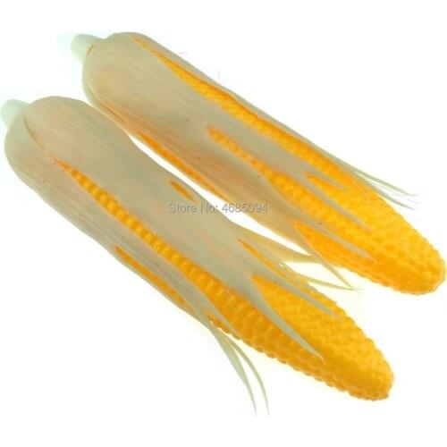 Gresorth 2pcs Artificial Lifelike Corn Fake Vegetable Home House Kitchen Food Decoration Photography Props