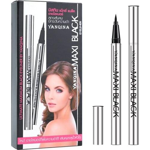 2021 Fashion Black Red Waterproof Liquid Eyeliner Pen Pencil Long-lasting Eyeliner Pencil Make Up Beauty Comestics Tools