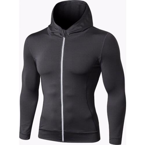New products listed Exercise fitness stretch running Long sleeve zipper leisure Hooded jacket Outdoor sports quick-drying coat