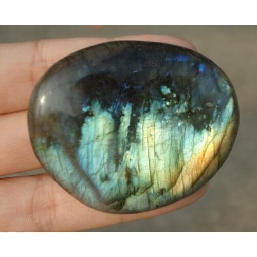 NATURAL MOON STONE Labradorite CRYSTAL Shine 55g