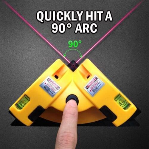 Right-angle Lasers Line Instrument Wall Tile 90 Degree Level Instrument Infrared Laser Right Angle Line Instrument