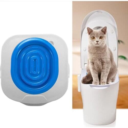 Cat Toilet Training Puppy Kitten Litter Tray Box Cat Litter Mat Cat Toilet Trainer Pet Cleaning Supply Training Product Plastic