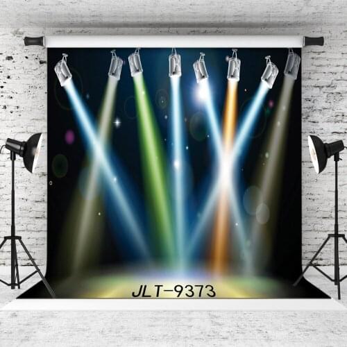 Colored Spotlight Stage Vinyl Photographic Background for Party Children Kids Baby Shower Portrait Backdrop Photo Studio