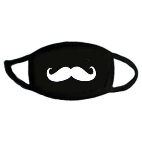 Cute Anime Funny Mouth Face mask Reusable Cotton dustproof Protective Mouth Cover Halloween party mask cosplay Accessories props