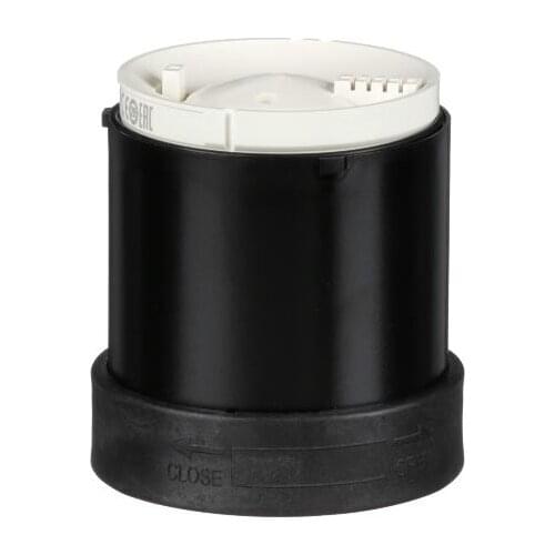 XVBC9B Audible unit for modular tower lights, plastic, Ø70, buzzer, continuous or intermitten tone,70... 90 dB, 12...48 V AC/DC