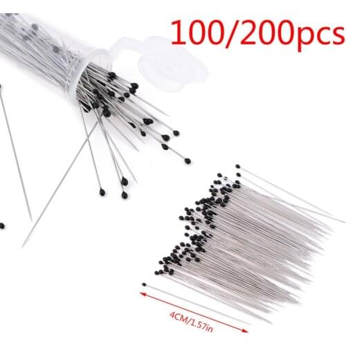 100/200pcs Insect Pins Specimen Needle Stainless Steel With Plastic Box For School Lab Entomology Body Dissection Insect Needle