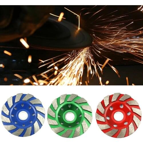 4 inch Diamond Segment Grinding Wheel Angle Grinder Disc for Granite Stone Marble Masonry Concrete Cut Power Tool Accessories