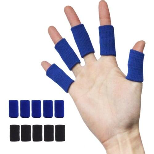 Wholesale 5/10Pcs Outdoor Basketball Volleyball Finger Sleeve Guards Thumb Protectors