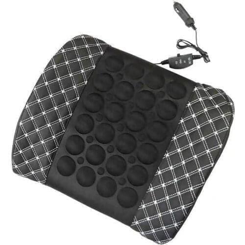 Car Electric Massage Cushion Vehicle Seat Back Waist for Peugeot 206 207 208 301 307 308 407 2008 3008 4008