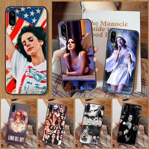 Singer Lana Del Rey Phone Case For Huawei Honor 6A 7A 7C 8A 8X 8 9 9X 10 10i 20 Lite Pro black art cell cover fashion hoesjes
