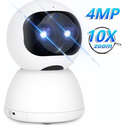 HD Double 1080P Cam Smart Home Wifi IP Camera Indoor Security Surveillance PTZ CCTV 360 Detection Camera for Baby / Nanny / Pet