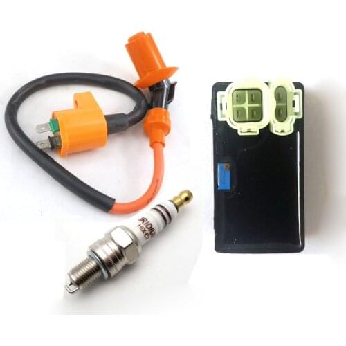 6PIN CDI adjustable AC performance Spark Plug Ignition Coil For GY6 50cc 150cc Scooter Moped