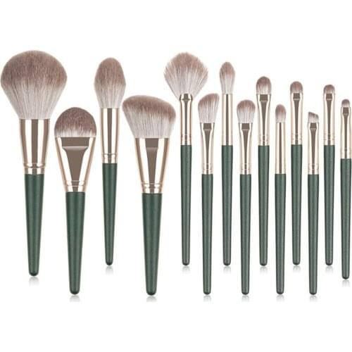 Makeup Brushes 14pcs Foundation Powder Blush Eyeshadow Concealer Lip Eye Make Up Brush With Bag Cosmetics Beauty Tool L1