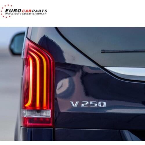V class W447 car body kit tail light fit for W447 v260 v250 v220 bumper rear lamp