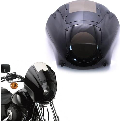 Motorcycle Quarter Fairing Kit Windshield For Harley 1988-later Sportster XL 883 1200 86-94 FXR 95-05 Dyna models Super Glide