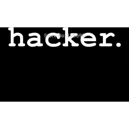 HotMeiNi Hacker decal We Are Anonymous Sticker Decal Self Adhesive Vinyl Group Internet Not Packaged Car Body
