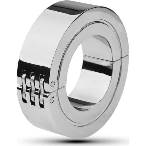 New Arrival Penis Rings Sex Toys For Men Masturbators Dick Stretcher Male Chastity Device Metal Cockring Lock Sperm Time Delay