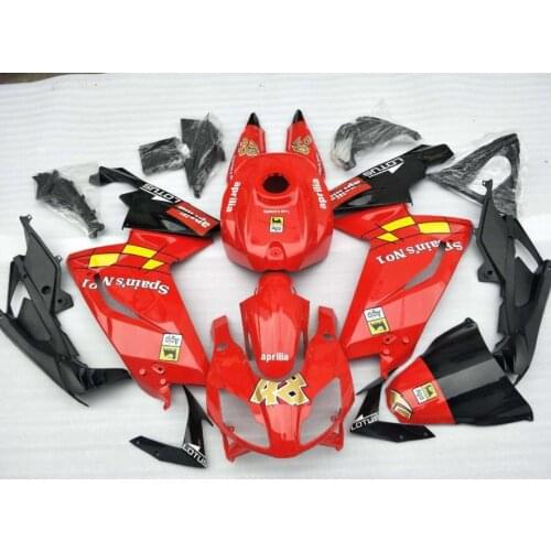 Injection mold New ABS Full Fairings kit Fit for Aprilia RS125 06 07 08 09 10 11 RS 125 2006 2007 2011 Fairing set Red 48