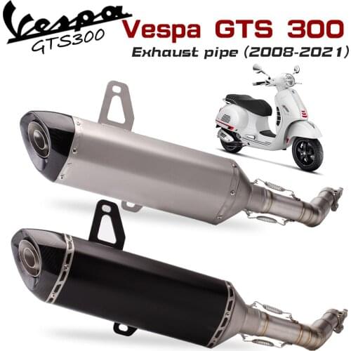Suitable for full exhaust pipe modification of Vespa GTS 300 motorcycle, perfect installation