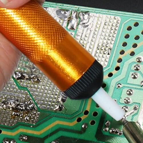 Aluminum Alloy Tin Suction Device Solder Sucker Electrical Welding Iron Gun PCB Absorb Tin Tools Suction Tin Pump