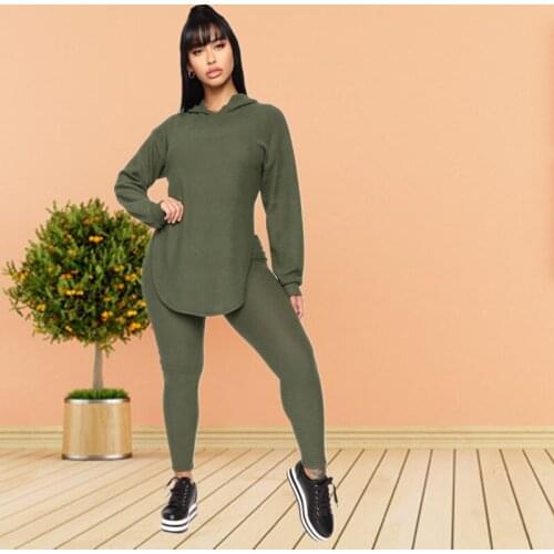 Womens Tracksuit Hoodies Set Sweatshirt 2 Piece Pants Set Long Sleeve Hoodie Jogger Set Sweatpant Woman Two Piece Outfits Style