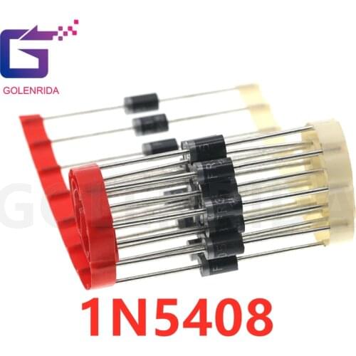 20pcs IN5408 1N5408 3A 1000V DO-27 Rectifier Diode