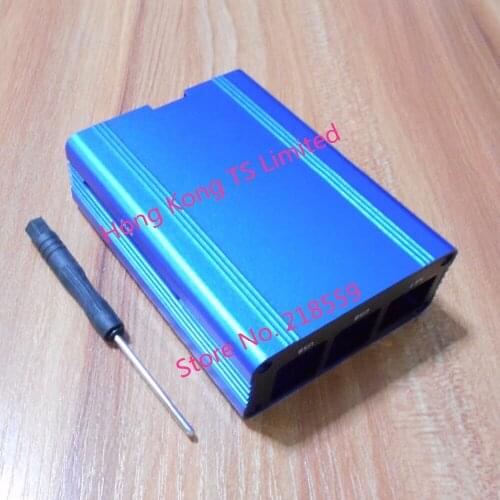 Aluminum case for Raspberry Pi 3 aluminum alloy metal shell compatible for Raspberry Pi 2 generations Rpi B