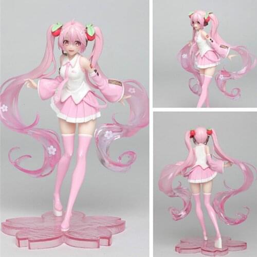 2021 New 23cm Anime Action Figures Pink Sakura ghost PVC Action Figures Girls Lovely Model Toys Collecting Gifts For Chirdren