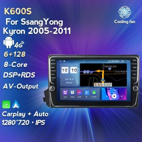 MEKEDE For SsangYong Kyron 2005-2011 Car Radio Multimedia Video Player Navigation Android 11 No 2din 2 din dvd Carplay AUTO WIFI
