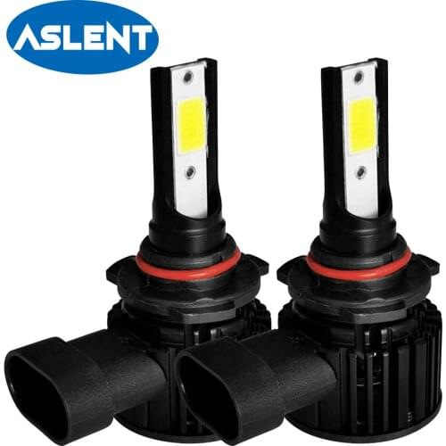 2pcs H11 LED Car Headlight Bulbs Wireless 12V H7 HB3 HB4 9005 9006 H8 H9 6000K 8000K Plug&Play Car Light Mini Lamp Fog Light