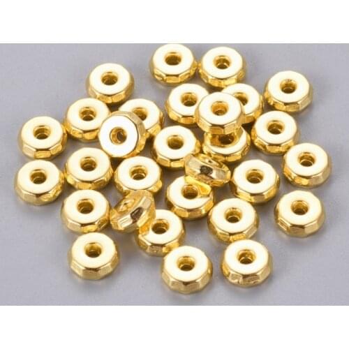 100pcs 8x3mm Tibetan Silver Rondelle Spacer Loose Beads For DIY Jewelry Making Accessories,Lead Free & Cadmium Free F65