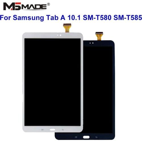 For Samsung Galaxy Tab A 10.1 SM-T580 LCD SM-T585 T585 Display Touch Screen Digitizer Assembly Matrix Parts
