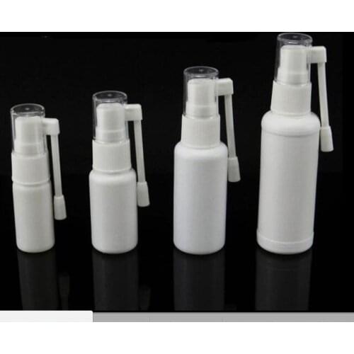 50pcs/lot Mist Nose Spray Refillable Bottle For Medical Packaging Spray Bottle Empty Plastic Nasal Spray Bottles Pump Sprayer