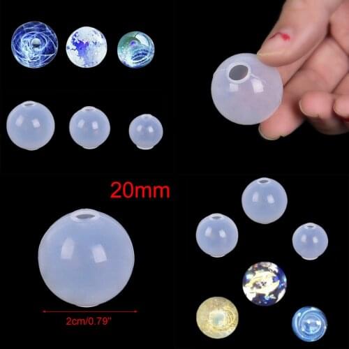 DIY Stereo Spherical Silicone Mold Jewelry Making DIY Universe Balls Resin Decoration Crafts Resin Mold For Jewelry 20/25/30mm