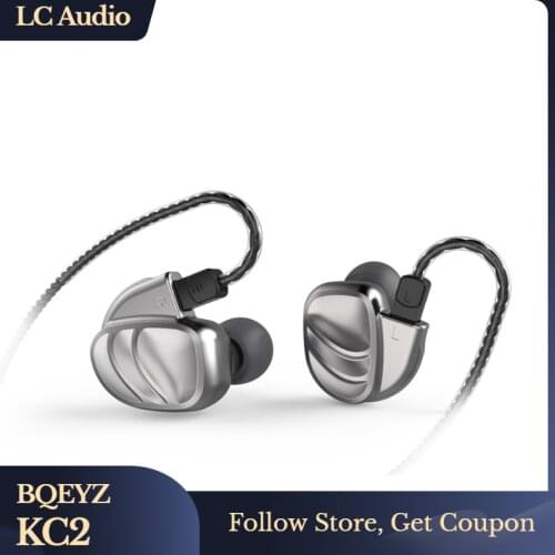 BQEYZ KC2 2BA+2DD Hybrid Driver In Ear Earphones Running Sport Headphones 2Pin 0.78mm Detachable Cable Headset BQEYZ Spring2