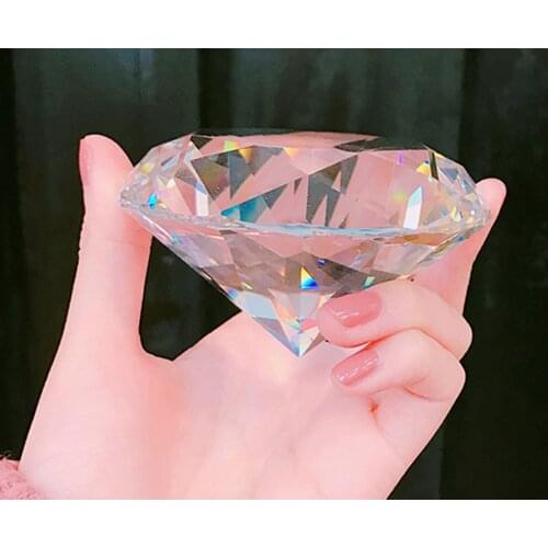 Crystal Diamond Bruiloft Decoratie Gift Thuis Craft Desktop Auto Ornament Props wedding event festive party supplies decoration