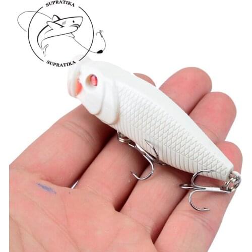 Artificial Popper Floating Wobblers 8.3g/65mm Fishing Lure Hard Bait 3D Eyes Anti-corrosion Bionic Plastic Fishing Bait