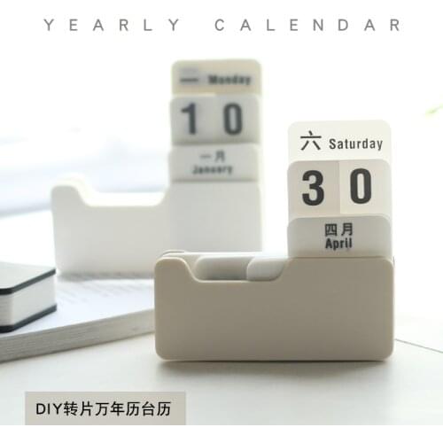 Creative stationery, lovely desktop, office calendar, planned exam Countdown Calendar, plastic Mini cute