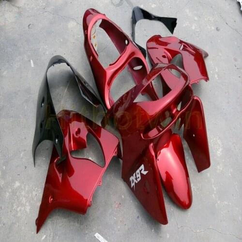 Custom motorcycle cowl for ZX-9R 1998 1999 ZX9R 98-99+Screws red ABS motor Fairing