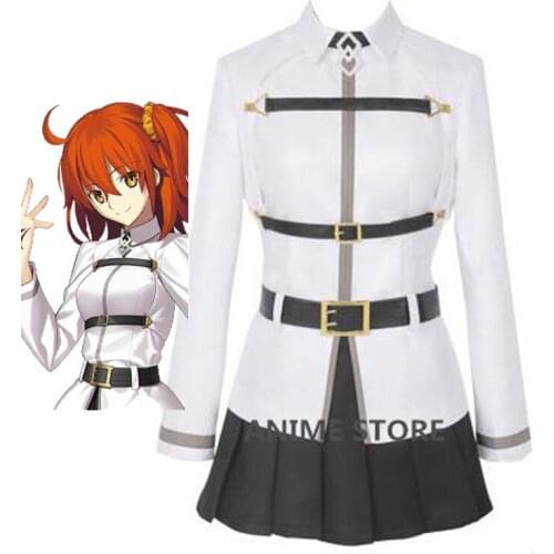 Anime Fate Grand Order FGO Gudako Cosplay Costume Chaldea Magical Suit Womens Dresses Uniforms