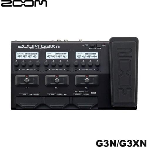 Zoom G3Xn G3n Guitar Multi Effects Processor with Expression Pedal, With 70+ Built-in Effects, Amp Modeling, Looper