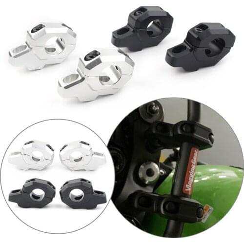 CNC Motorcycle Handlebar Riser Higher Extend Adapter for Kawasaki Z750 2004-2011 Z1000 2007-2009